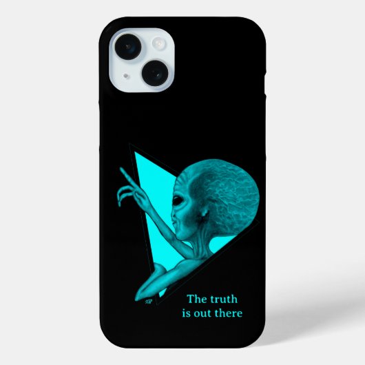 グレーエイリアン、真実はそこにある Case-Mate iPhoneケース (裏面)