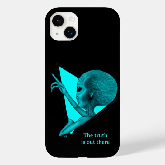 グレーエイリアン、真実はそこにある Case-Mate iPhoneケース (裏面)