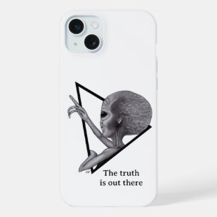 グレーエイリアン、真実はそこにある iPhone 15 PLUSケース