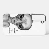 グレーエイリアン、私はしたい信じ SAMSUNG GALAXYケース (裏面横)