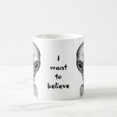 グレーエイリアン、私は信じしたい モーフィングマグカップ (中央)