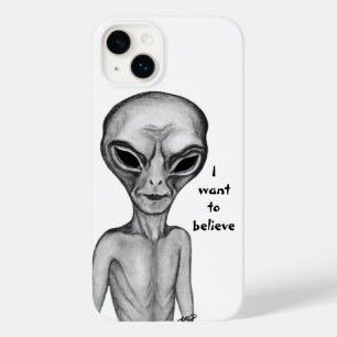 グレーエイリアン、私は信じしたい Case-Mate iPhone 14 PLUSケース