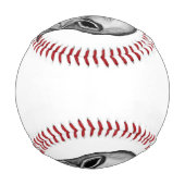 グレーエイリアン 野球ボール (裏面)