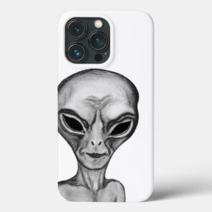 グレーエイリアン iPhone 13 PROケース