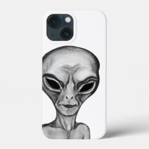 グレーエイリアン iPhone 13 MINIケース