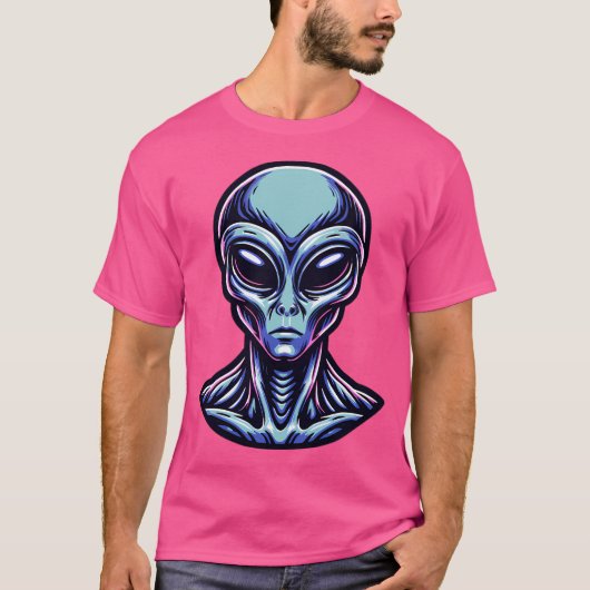 グレーエイリアン Tシャツ (正面)