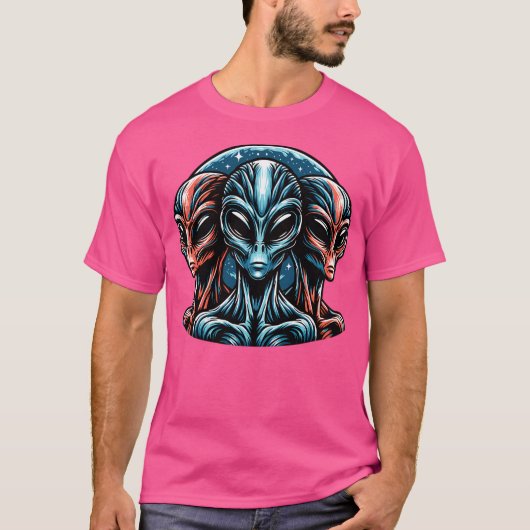 グレーエイリアン Tシャツ (正面)