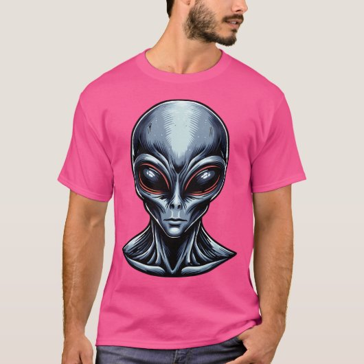 グレーエイリアン Tシャツ (正面)