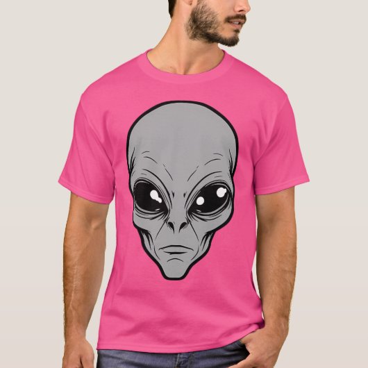 グレーエイリアン Tシャツ (正面)