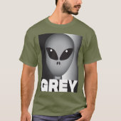 グレーエイリアン Tシャツ (正面)