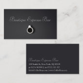 グレーエスプレッソバーコーヒーショップ – 名刺 (正面/裏面)