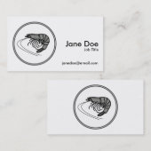 グレーエビ – フィッシュエビ蟹コレクション 名刺 (正面/裏面)