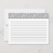 グレーエレガントとホワイトのフローラレースレシピ (裏面)