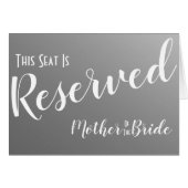 グレーエレガントの予約シ結婚ート記号 (正面横)