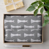 グレーエレガントの白いガウン – パタスタイリッシューン 薄葉紙 (ギフト)