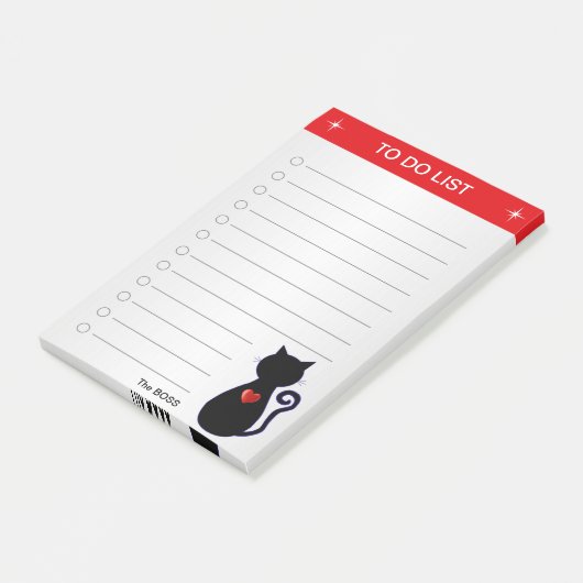 グレーエレガントの黒猫シルエットを表示するには ポストイット (アングル)