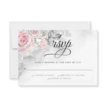 グレーエレガントウォーター色ピンクローズベアフットブライド™