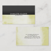 グレーエレガントスタイリッシュアートワークプロフェッショナル 名刺 (正面/裏面)