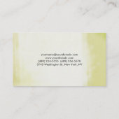 グレーエレガントスタイリッシュアートワークプロフェッショナル 名刺 (裏面)