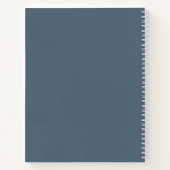 グレーエレガントスモダンクリプト料理ファミリレシピ ノートブック (裏面)