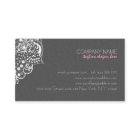 グレーエレガントダマスホワイトヴィンテージレース2