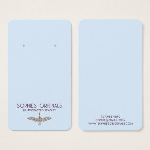 グレーエレガントブルーバードロゴ