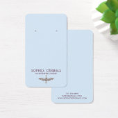 グレーエレガントブルーバードロゴ (デスク)