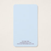 グレーエレガントブルーバードロゴ (裏面)