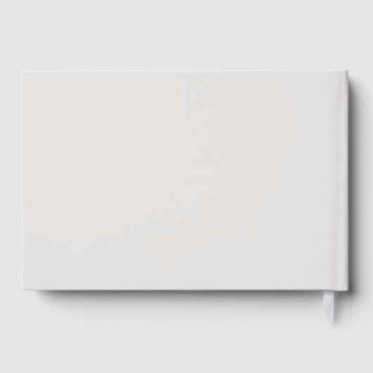 グレーエレガントペンシルスケッチ小枝ブライダルシャワー ゲストブック (裏面)