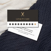 グレーエレガントホワイトフェイク金ゴールドシザーロイヤリティカード ロイヤリティカード