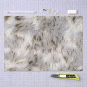 グレーエレガントホワイト金ゴールド結婚ズ 薄葉紙 (クラフト)