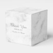 グレーエレガントマーブル結婚ズ フェイバーボックス (正面サイド)