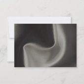 グレーエレガントミニマル結婚リスト 出欠カード (裏面)