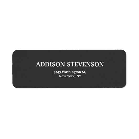 グレーエレガントミモダンムユニークリスト平野 ラベル (正面)