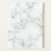 グレーエレガントモダン大理石名金ゴールド プランナー手帳 (裏面)