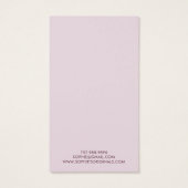 グレーエレガントラベンダーファンパターンイヤリングディスプレイ (裏面)