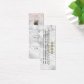 グレーエレガント大理石あなたのロゴ衣料品価格ラベル (デスク)