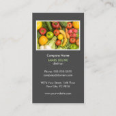 グレーエレガント栄養士ダイエットの正常性 名刺 (正面)