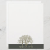 グレーエレガント金ゴールド秋秋木モノグラム (正面/裏面)