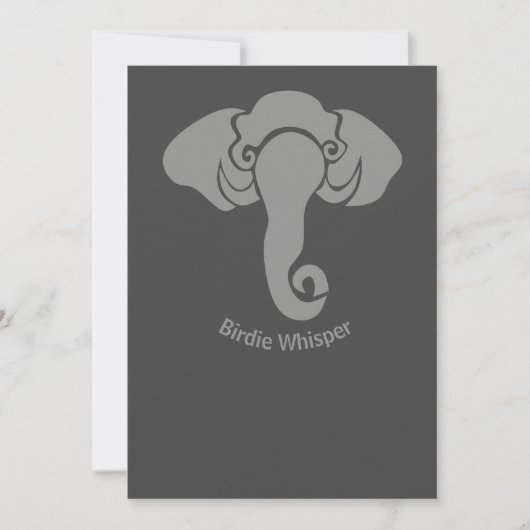 グレーエレファントファミリーGOP共和党員 シーズンカード (正面)