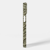グレーエンボスオーガニックテクスチャiPhoneケース Case-Mate iPhoneケース (裏面 / 右)