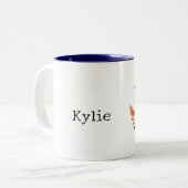 グレーオレンジラクーン ツートーンマグカップ (正面左)