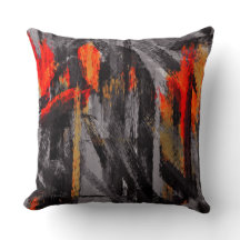 グレーオレンジレッド抽象芸術