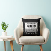 グレーオーディオカセットテープ クッション (椅子)