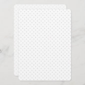 グレーカスタマイズミニ水玉模様から簡単な色 (正面/裏面)