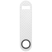 グレーカスタマイズミニ水玉模様から簡単な色 スピード栓抜き (正面)