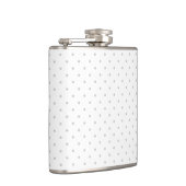 グレーカスタマイズミニ水玉模様から簡単な色 フラスク (右)