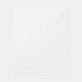 グレーカスタマイズミニ水玉模様から簡単な色 フリースブランケット (正面)