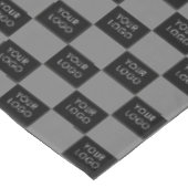 グレーカスタムロゴ会社 テーブルクロス (アングル)