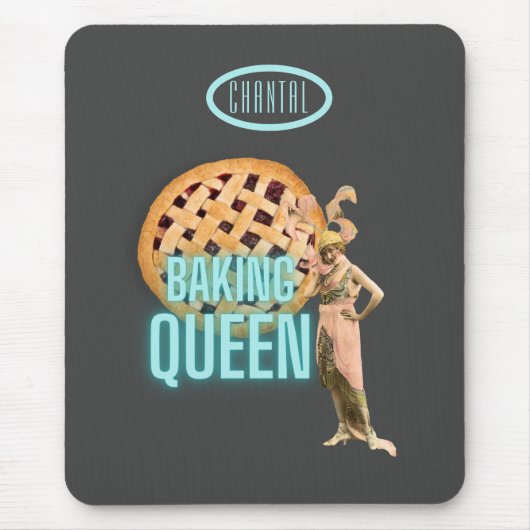 グレーカスタム Vintage Baking Queen マウスパッド (正面)